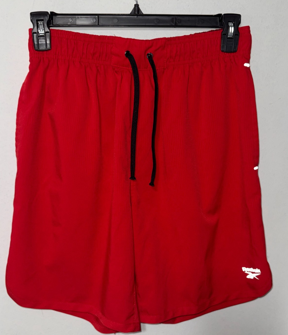Reebok Mens Medium Shorts Lightweight Drawstring Activewear Athleisure Summer